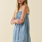 Vienna Smocked Striped Dress