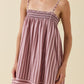 Vienna Smocked Striped Dress