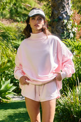 Reversible Mockneck Sweatshirt