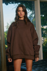 Reversible Mockneck Sweatshirt