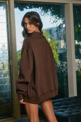 Reversible Mockneck Sweatshirt