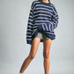 Sadie Oversized Striped Knit Sweater