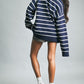 Sadie Oversized Striped Knit Sweater