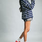 Sadie Oversized Striped Knit Sweater
