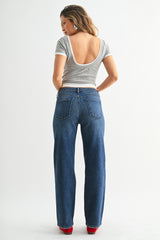 Stretchy Straight Leg Jean