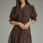 Vivienne Dotted Ruffle Dress