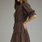 Vivienne Dotted Ruffle Dress