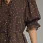 Vivienne Dotted Ruffle Dress