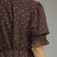 Vivienne Dotted Ruffle Dress