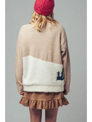 Winter Scene Knit Sweater