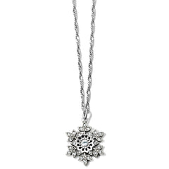 Glint Snowflake Necklace Front View