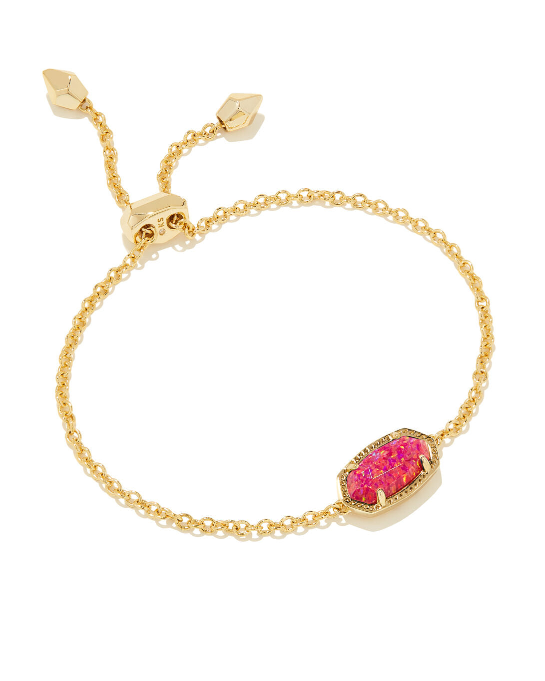 Elaina Delicate Chain Bracelet Gold Berry Kyocera Opal