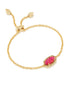 Elaina Delicate Chain Bracelet Gold Berry Kyocera Opal