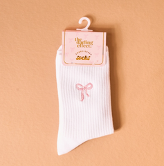 Embroidered Crew Socks