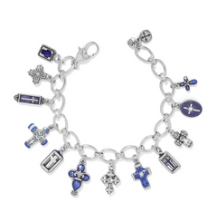 Unity Cross Charm Bracelet