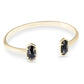 Elton  Gold Black Bracelet