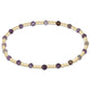 egirl Gemstone Gold Sincerity Pattern 3mm Bead Bracelet