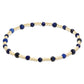 egirl Gemstone Gold Sincerity Pattern 3mm Bead Bracelet
