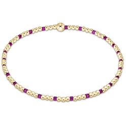 egirl Hope Sincerity Pattern 2mm Bead Bracelet