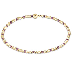 egirl Hope Sincerity Pattern 2mm Bead Bracelet