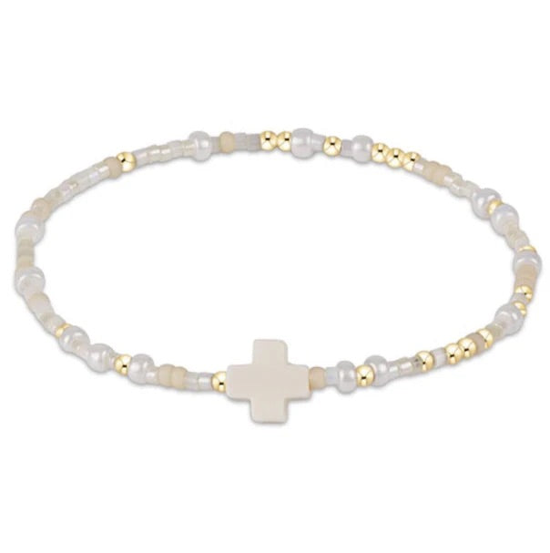 egirl Hope Unwritten Signature Cross Bracelet