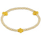 egirl Signature Cross Gold Pattern 3mm Bead Bracelet