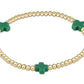 egirl Signature Cross Gold Pattern 3mm Bead Bracelet