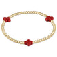 egirl Signature Cross Gold Pattern 3mm Bead Bracelet
