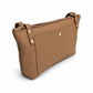 Emma Shoulder Bag - Upcycled Interlock - Mocha Mousse detail view 3