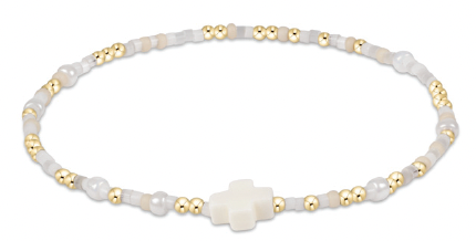Hope Unwritten Signature Cross Bracelet