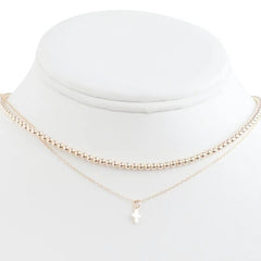 15" Choker Classic Gold 3mm Bead