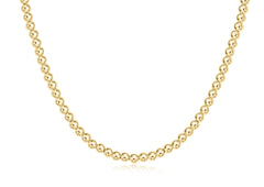 15" Choker Classic Gold 4mm Bead