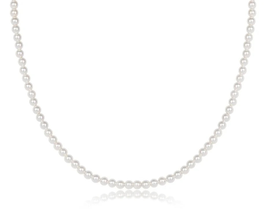 15" Choker Classic Pearl 3mm Bead