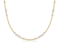 15" Choker Hope Unwritten - 4mm Pearl