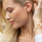 16" Necklace Gold - Love Gold Charm