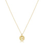 16" Necklace Gold - Respect Small Gold Disc