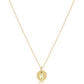 16" Necklace Gold - Respect Small Gold Disc