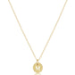 16" Necklace Gold - Respect Small Gold Disc