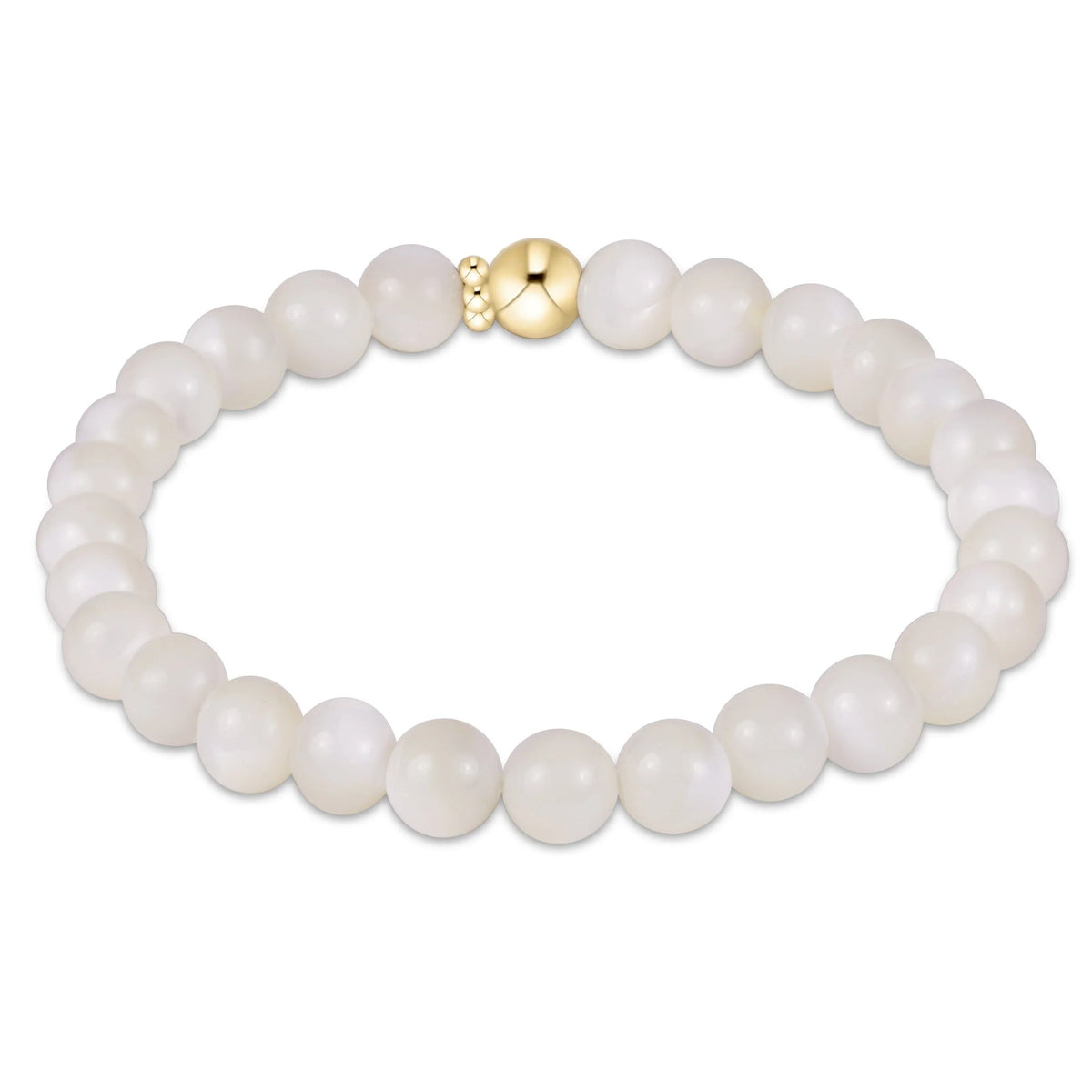 enewton Classic Gemstone 6mm Bracelet in Mother Of Pearl (Mother Of Pearl)
