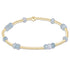 enewton Hope Unwritten Gemstone 4mm Bracelet in Aquamarine (Aquamarine)