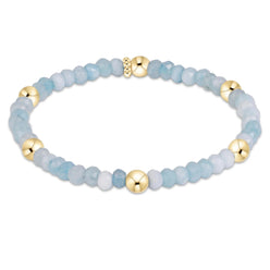 enewton Presence Gemstone 4mm Bracelet in Aquamarine (Aquamarine)