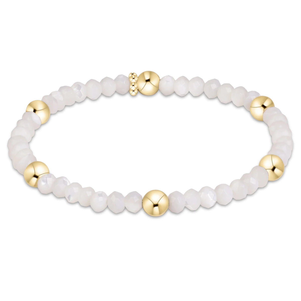 enewton Presence Gemstone 4mm Bracelet in Mother Of Pearl (Mother Of Pearl)