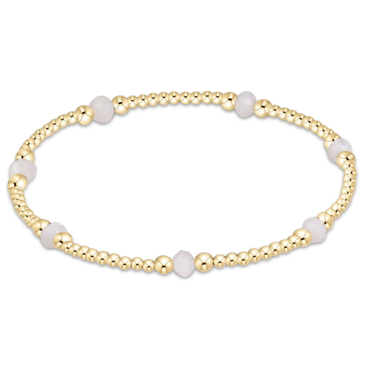 enewton Purpose Gemstone 4mm Bracelet in Mother Of Pearl (Mother Of Pearl)