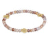 enewton Signature Cross Gold 4mm Gemstone Bracelet in Botswana Agate (Botswana Agate)