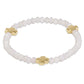 enewton Signature Cross Gold 4mm Gemstone Bracelet in Mother Of Pearl (Mother Of Pearl)