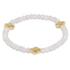 enewton Signature Cross Gold 4mm Gemstone Bracelet in Mother Of Pearl (Mother Of Pearl)