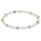enewton Sincerity Gemstone & Pearl 4mm Bracelet in Aquamarine (Aquamarine)
