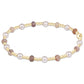 enewton Sincerity Gemstone & Pearl 4mm Bracelet in Botswana Agate (Botswana Agate)