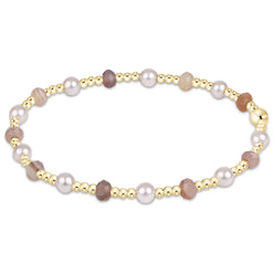 enewton Sincerity Gemstone & Pearl 4mm Bracelet in Botswana Agate (Botswana Agate)