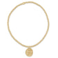 Classic Gold 2mm Bead Bracelet - Inspire Small Gold Charm